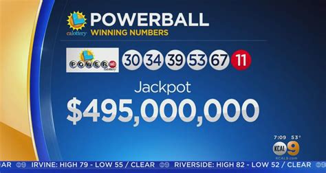 lotto numbers california